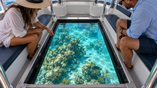Sea It Clear Glass Bottom Boat cover