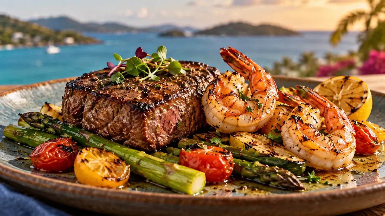Premium WelcomeToVI cover for Surf N' Turf Bistro