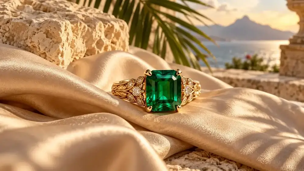 Illustrative jewelry shopping artwork