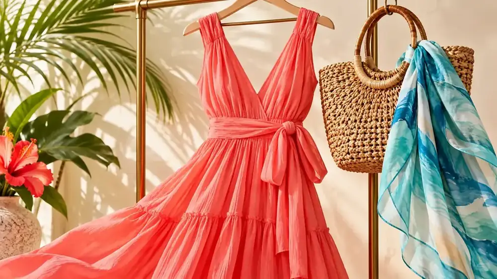 Illustrative boutique shopping artwork