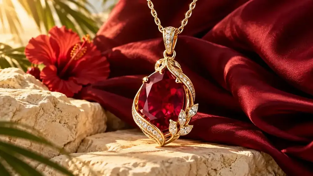 Illustrative jewelry shopping artwork