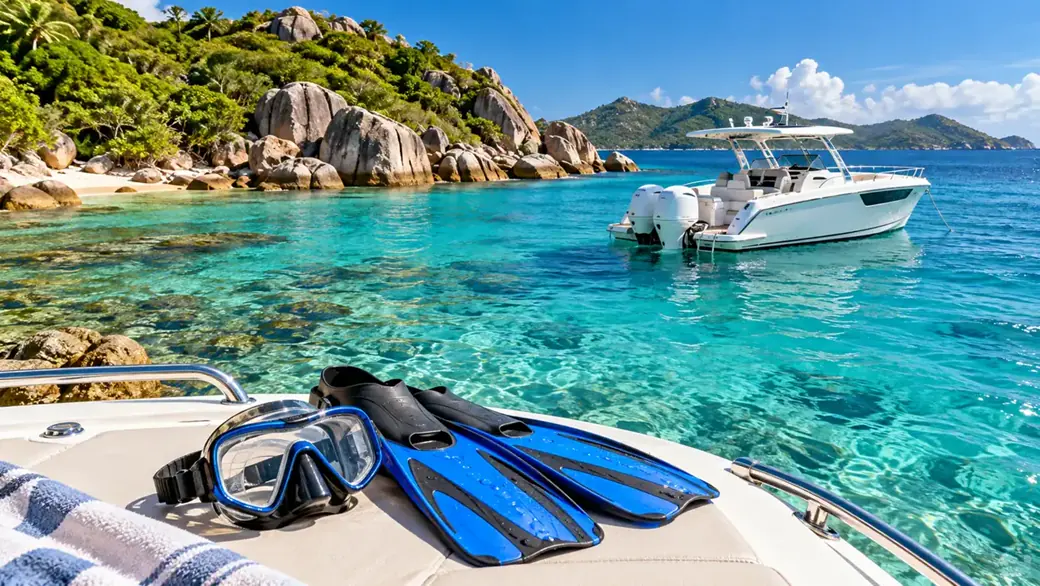 WelcomeToVI cover artwork for Caribbean Alibi Boat Charters