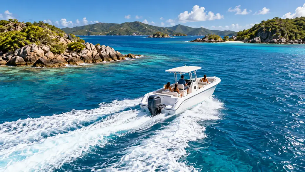 WelcomeToVI cover artwork for Ocean Runner Powerboat Rentals