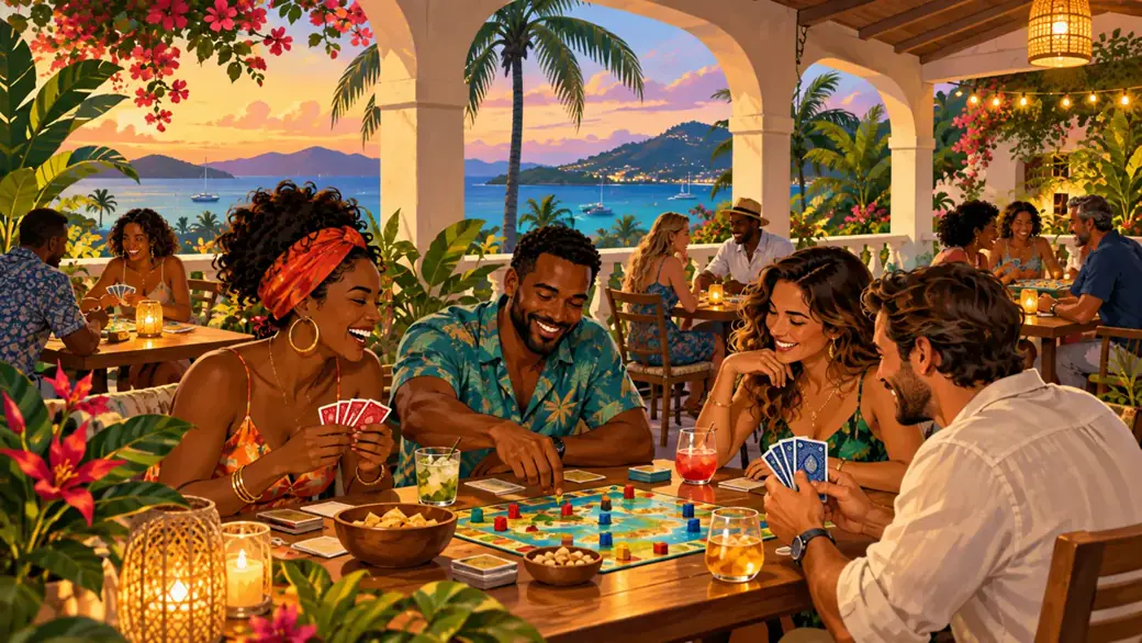 Thematic illustration for Game Night on St. Thomas; not a photograph of this event