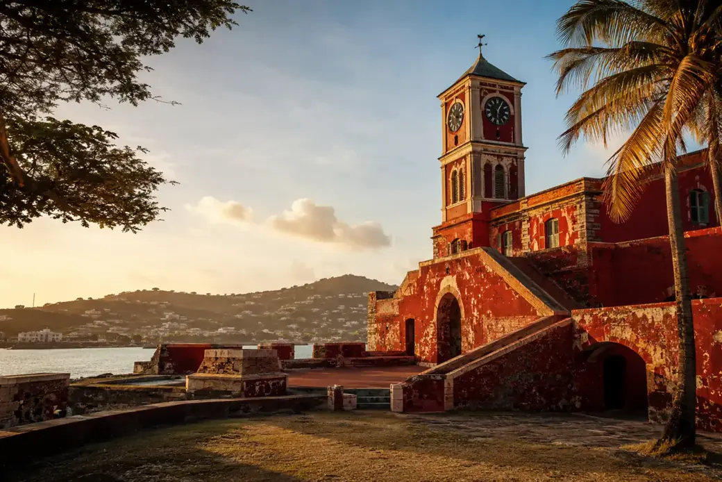 Historic Fort Christian in Charlotte Amalie