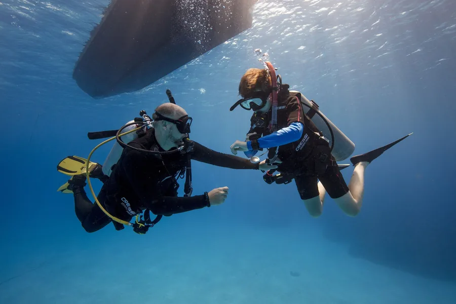Discover Scuba Diving — photo supplied by Aqua Marine Dive Center