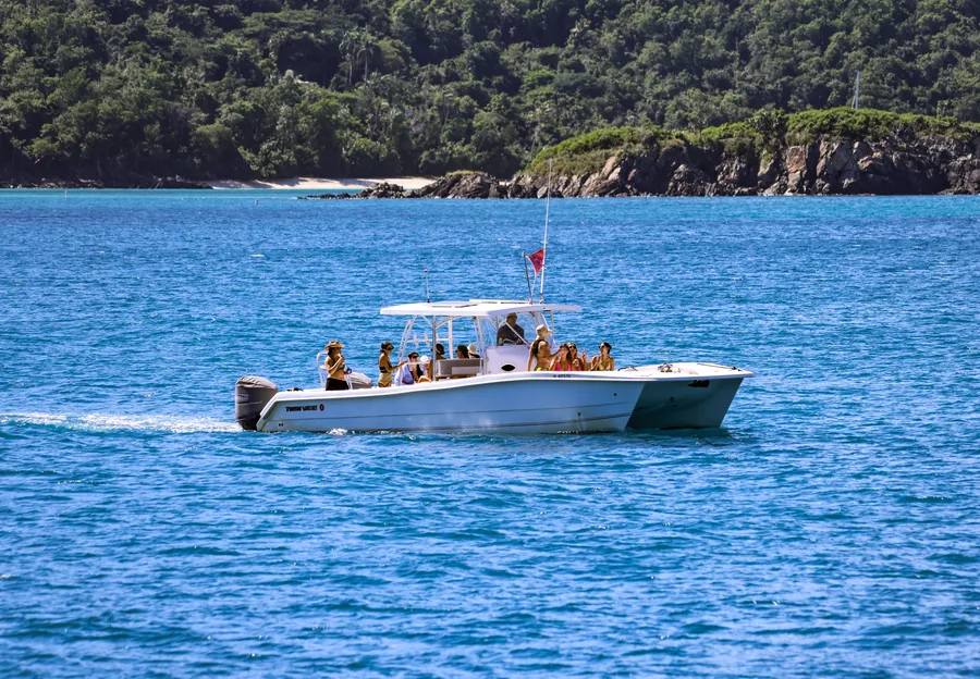 Half Day Aboard MV Poseidon | USVI Beach & Snorkel — photo supplied by Seas the Day Charters