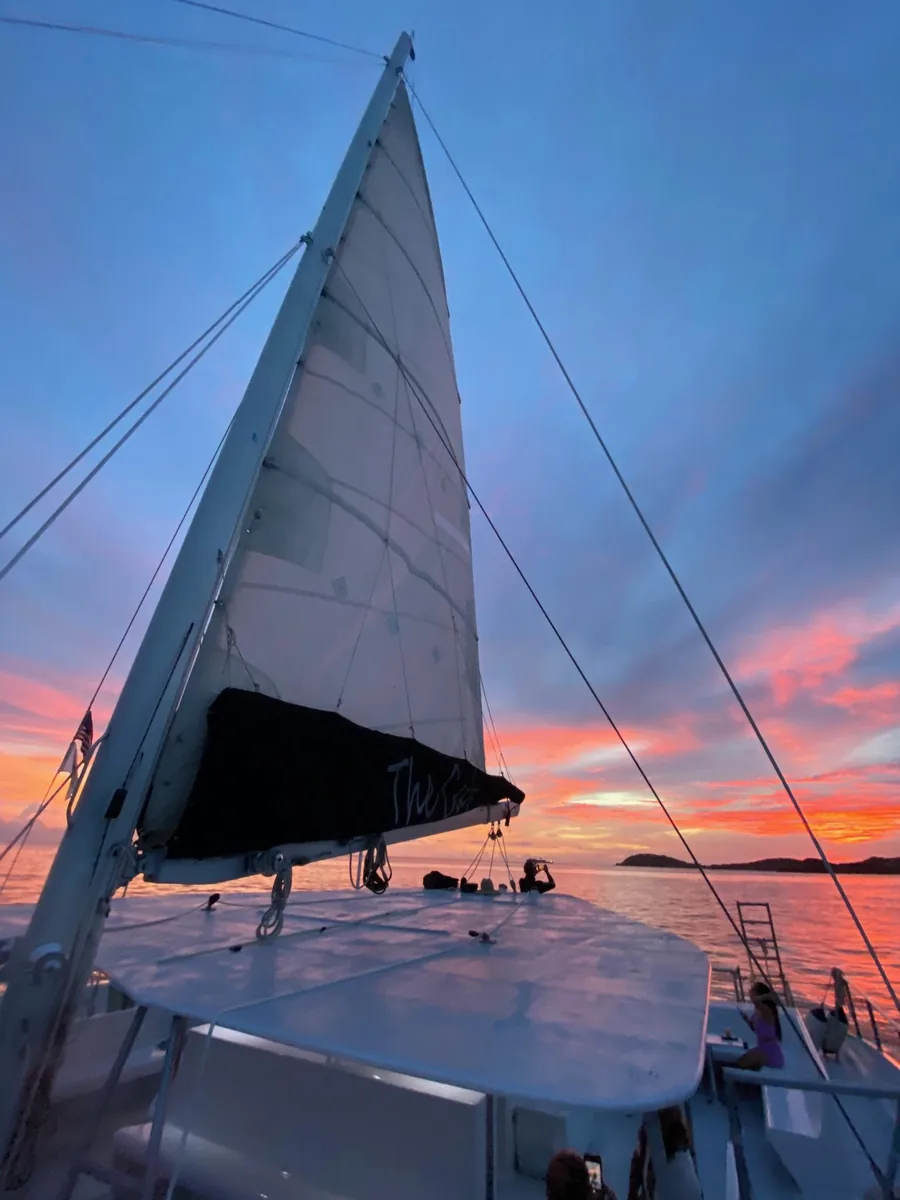 Sunset Sail with Cocktails and Appetizers — photo supplied by The VI Cat